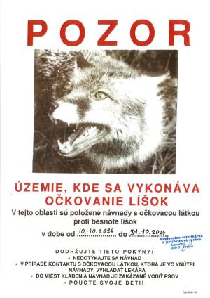 Očkovanie líšok 1